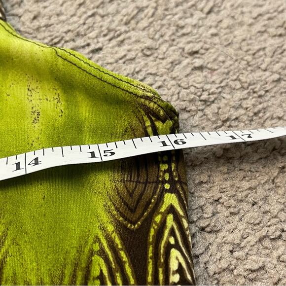 SUSHI FLOWERS Multicolored Patterned Sleeveless Tunic Top Size Large - Picture 7 of 7